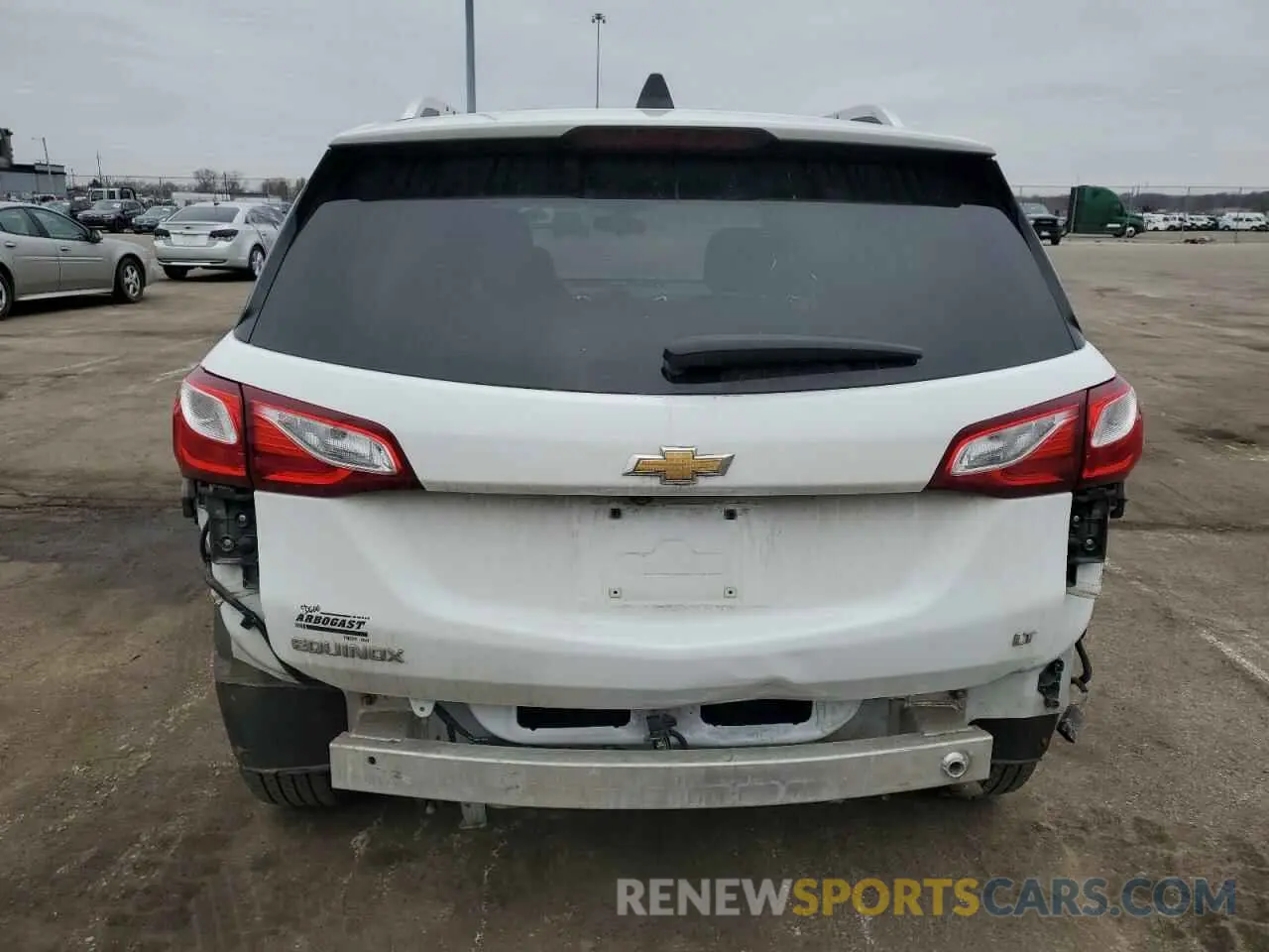6 fotografías del automóvil dañado 2GNAXKEV3K6123325 CHEVROLET EQUINOX 2019