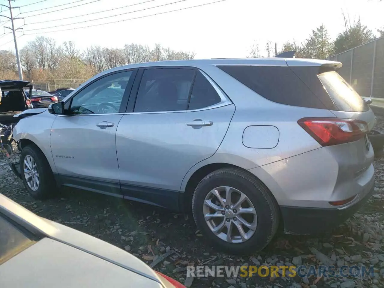 2 fotografías del automóvil dañado 2GNAXKEV5K6113332 CHEVROLET EQUINOX 2019