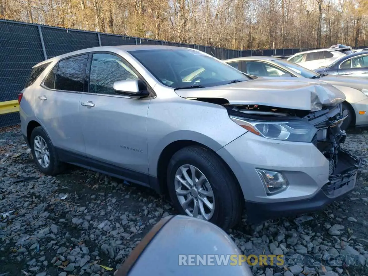 4 fotografías del automóvil dañado 2GNAXKEV5K6113332 CHEVROLET EQUINOX 2019