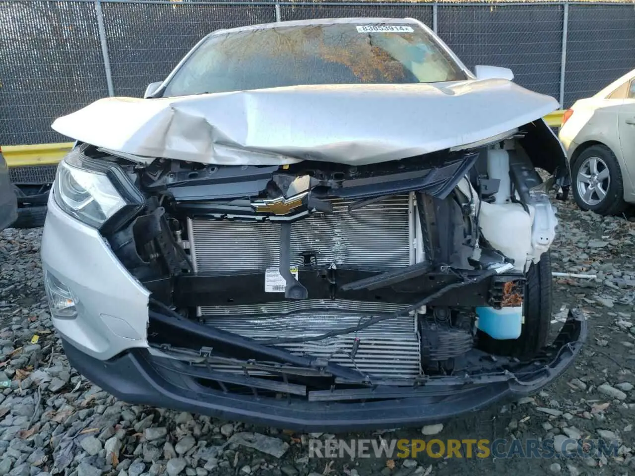 5 fotografías del automóvil dañado 2GNAXKEV5K6113332 CHEVROLET EQUINOX 2019