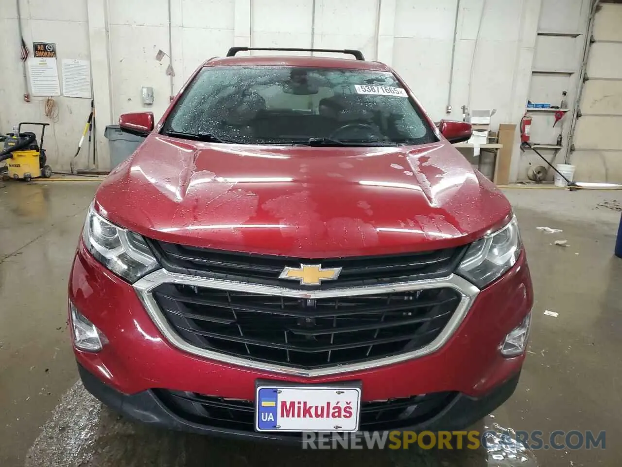 5 fotografías del automóvil dañado 2GNAXKEV5K6158660 CHEVROLET EQUINOX 2019