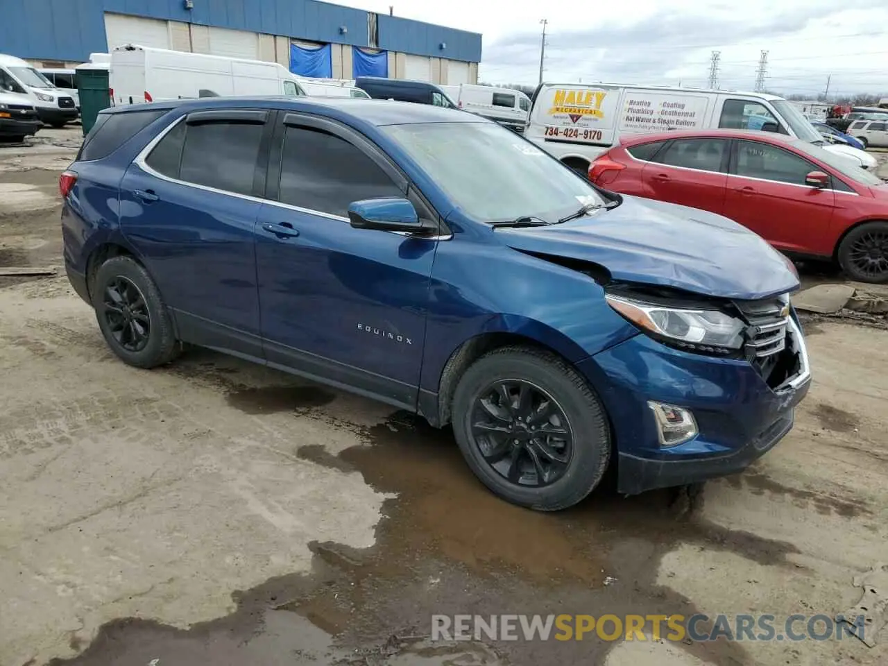4 fotografías del automóvil dañado 2GNAXKEV5K6172462 CHEVROLET EQUINOX 2019