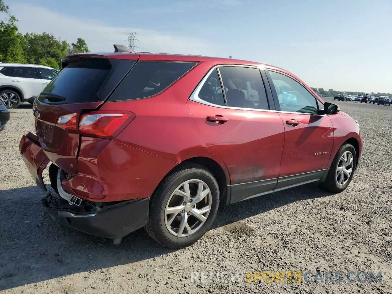 3 fotografías del automóvil dañado 2GNAXKEV5K6186149 CHEVROLET EQUINOX 2019
