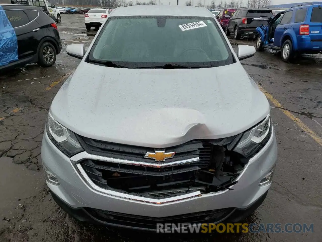5 fotografías del automóvil dañado 2GNAXKEV5K6205489 CHEVROLET EQUINOX 2019