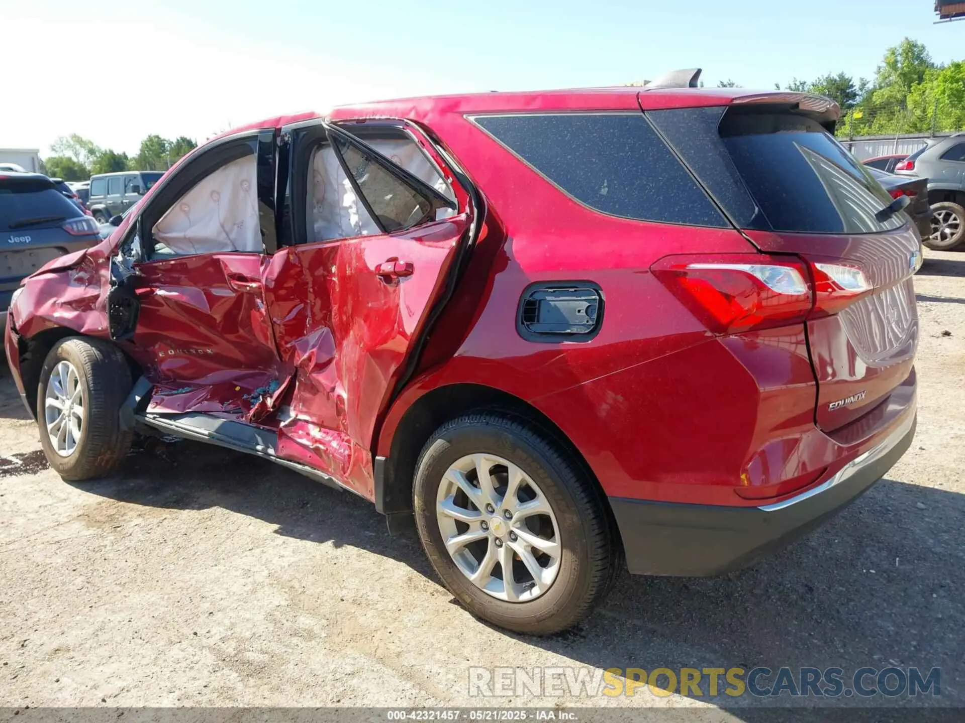 15 fotografías del automóvil dañado 2GNAXKEV5K6264221 CHEVROLET EQUINOX 2019