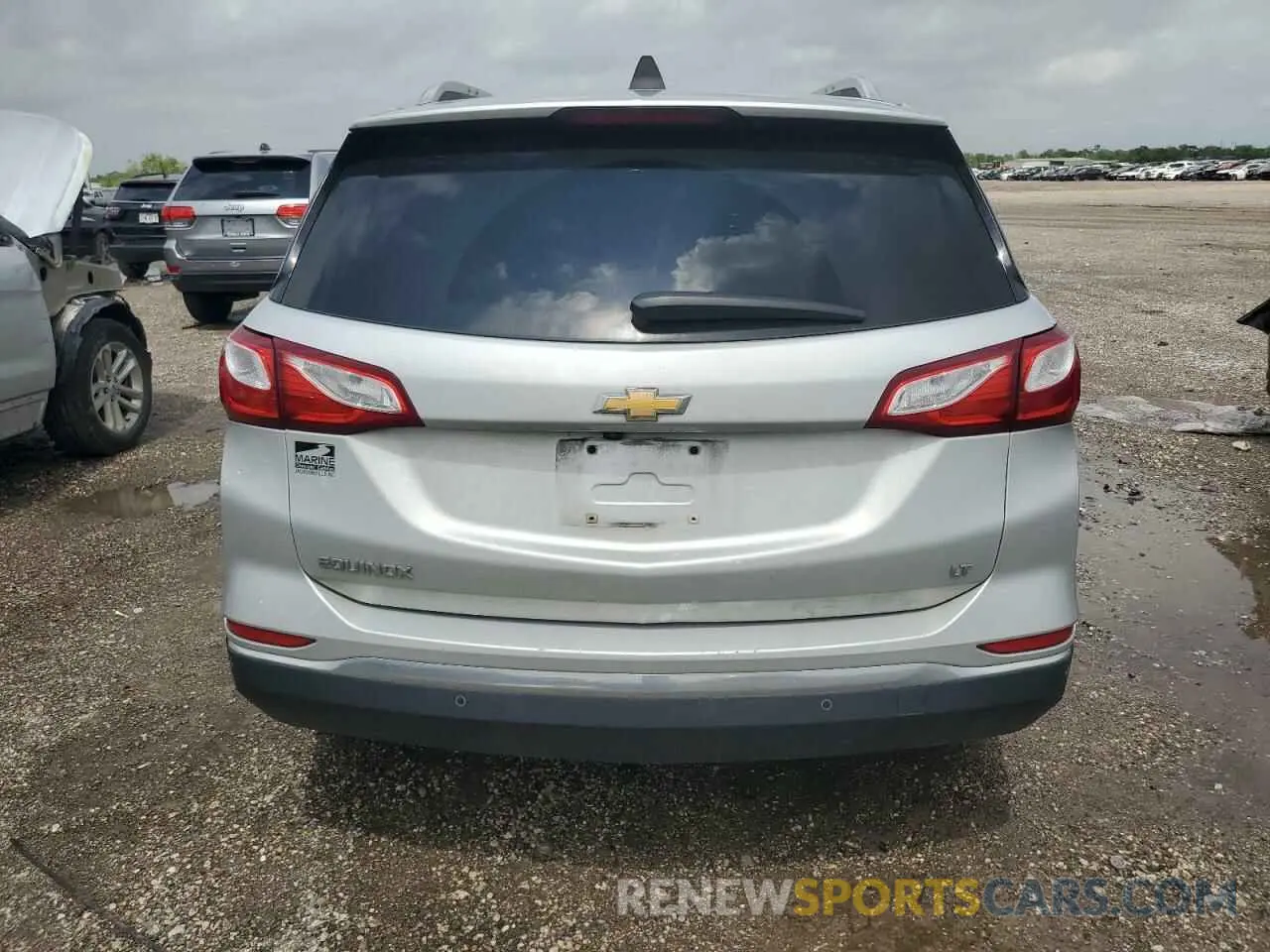 6 fotografías del automóvil dañado 2GNAXKEV6K6278287 CHEVROLET EQUINOX 2019