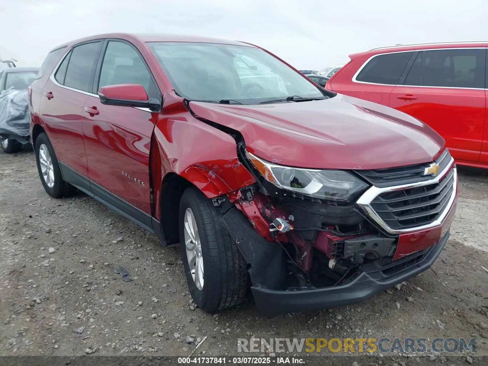 1 fotografías del automóvil dañado 2GNAXKEV6K6279973 CHEVROLET EQUINOX 2019
