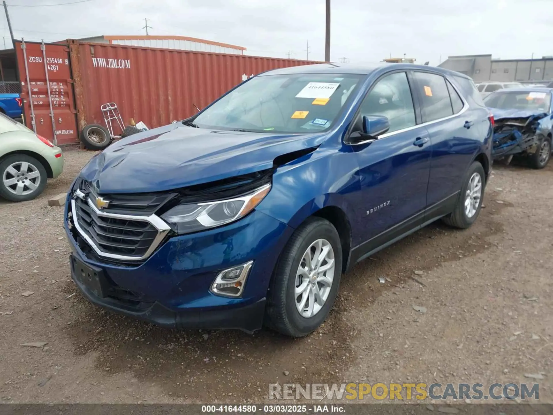 2 fotografías del automóvil dañado 2GNAXKEV7K6221581 CHEVROLET EQUINOX 2019