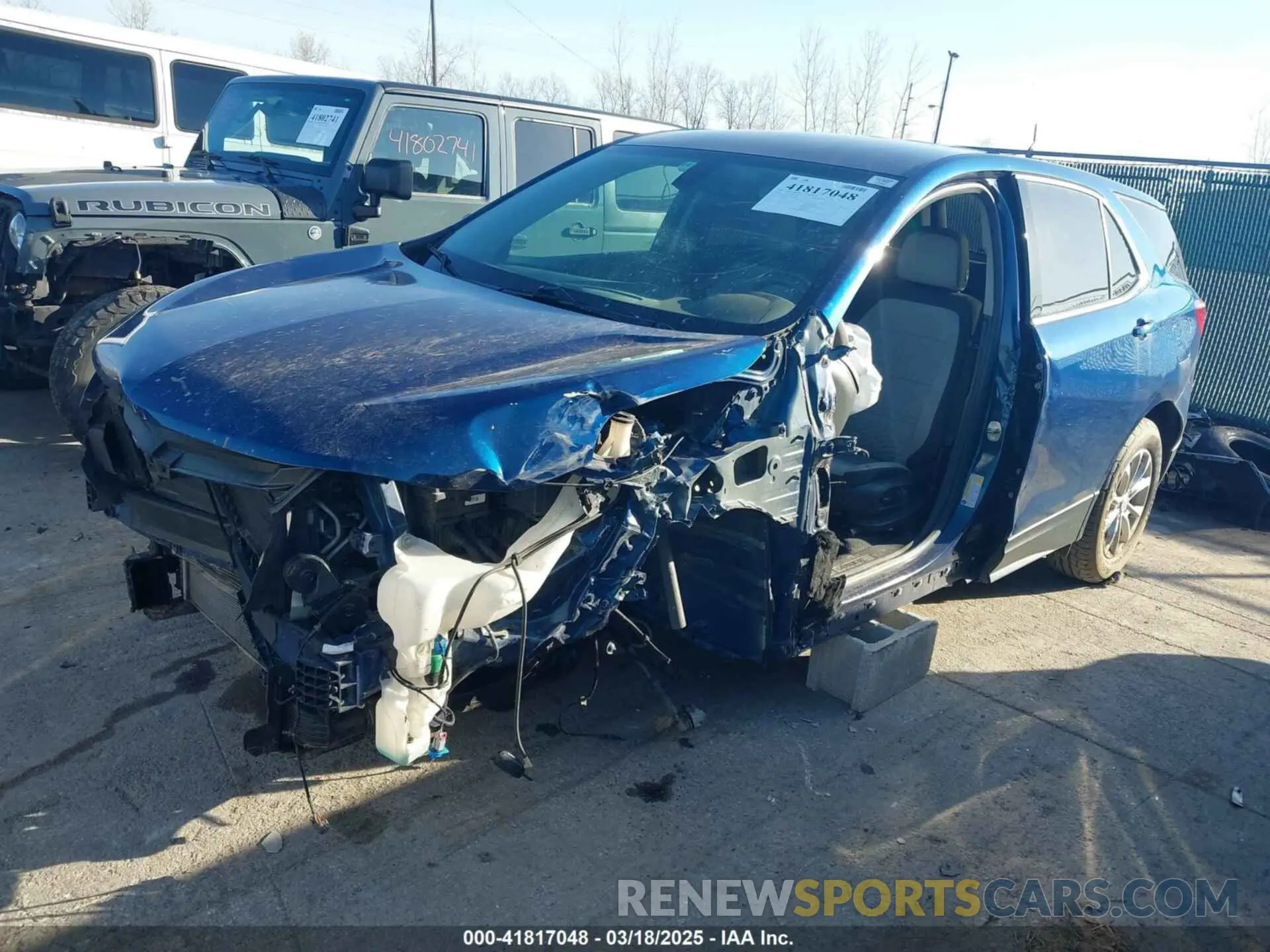 2 fotografías del automóvil dañado 2GNAXKEV9K6187983 CHEVROLET EQUINOX 2019
