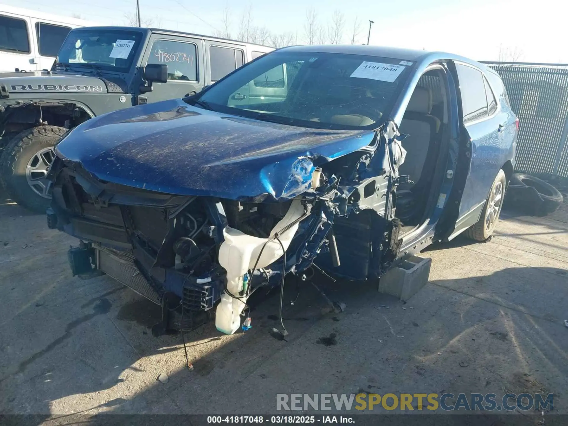 6 fotografías del automóvil dañado 2GNAXKEV9K6187983 CHEVROLET EQUINOX 2019