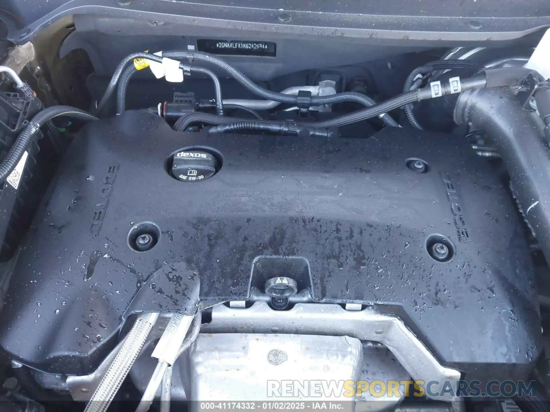 10 fotografías del automóvil dañado 2GNAXLEX1K6242594 CHEVROLET EQUINOX 2019