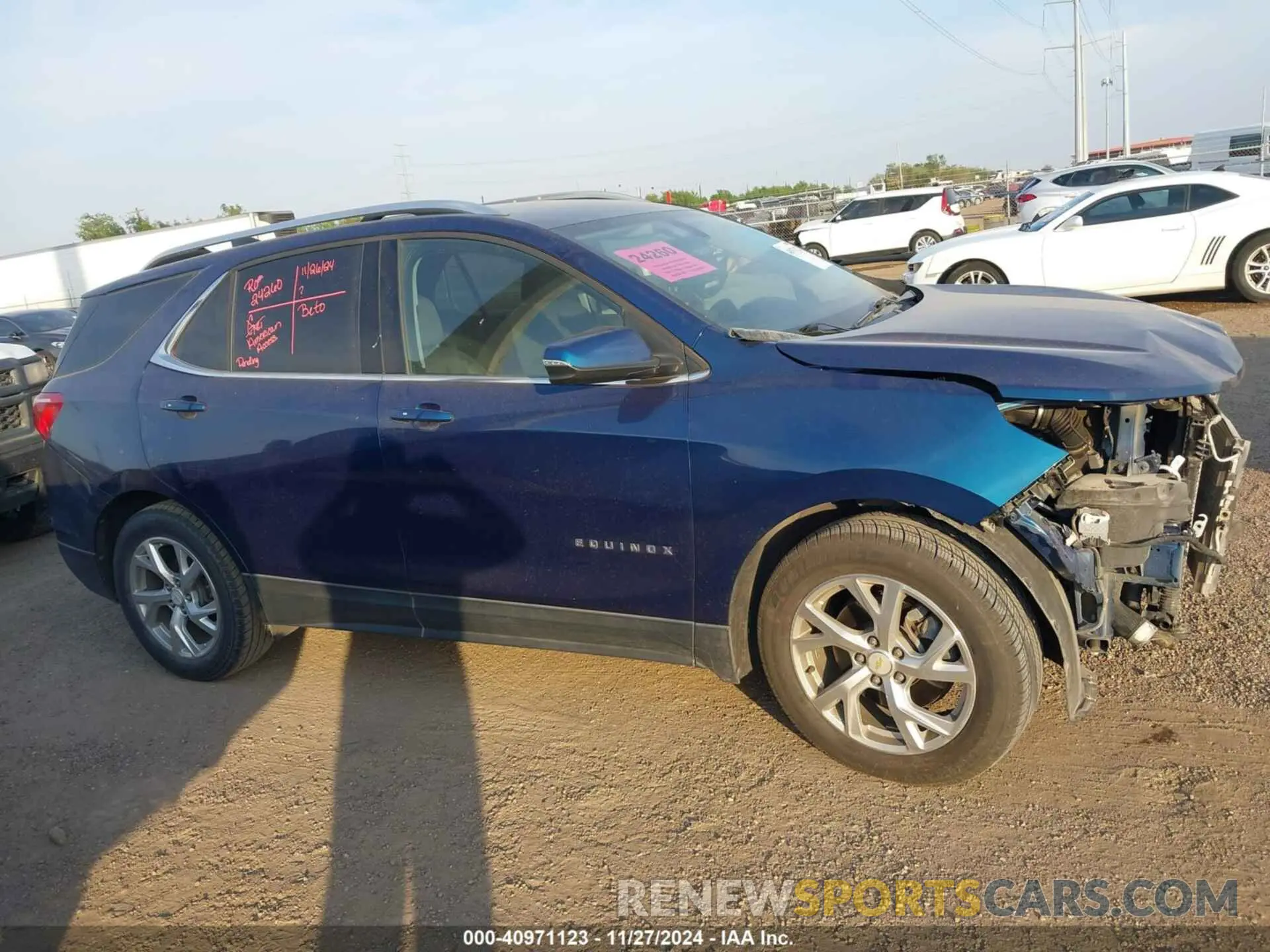 14 fotografías del automóvil dañado 2GNAXLEX6K6191061 CHEVROLET EQUINOX 2019