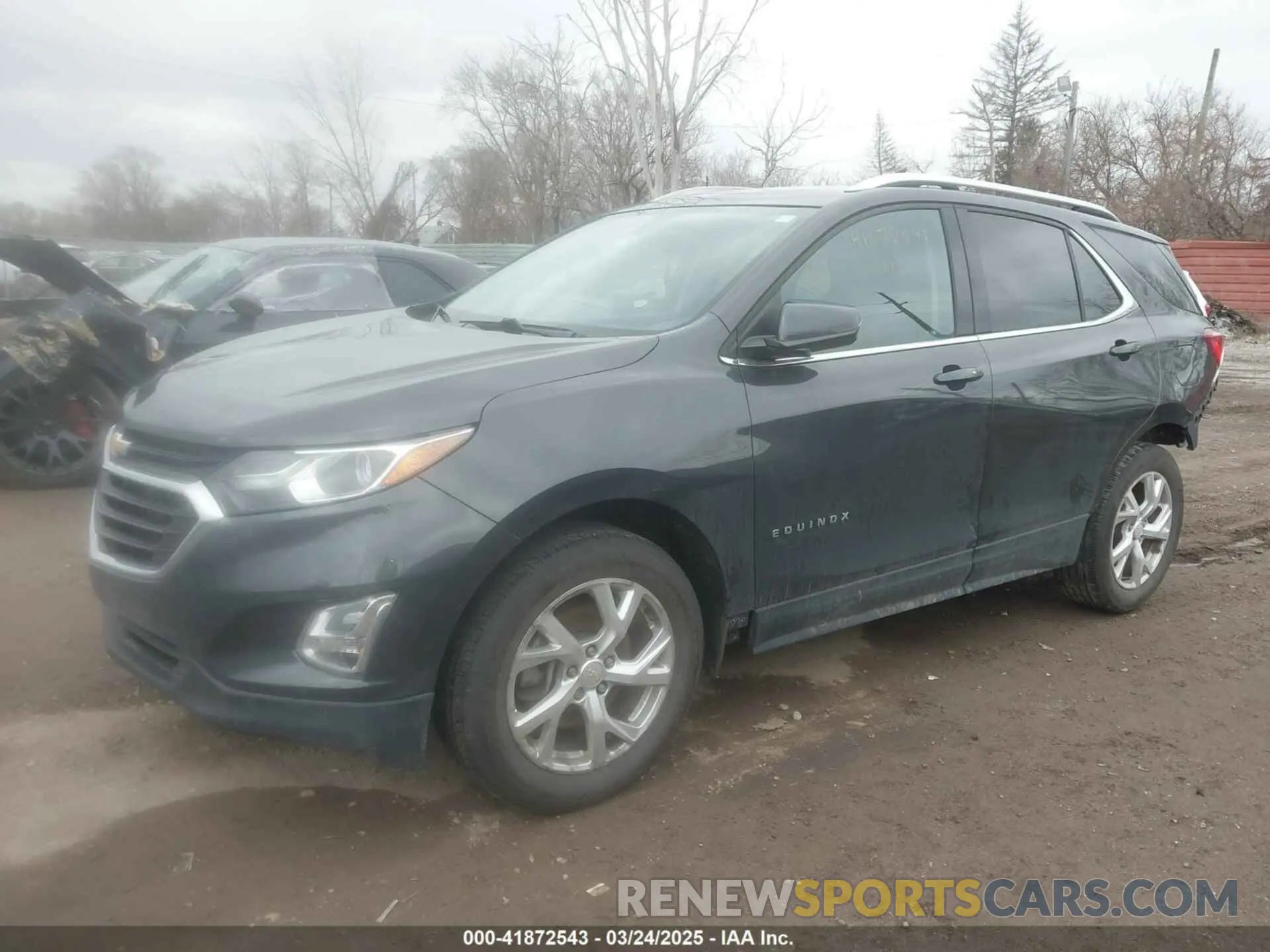 2 fotografías del automóvil dañado 2GNAXLEX7K6141527 CHEVROLET EQUINOX 2019