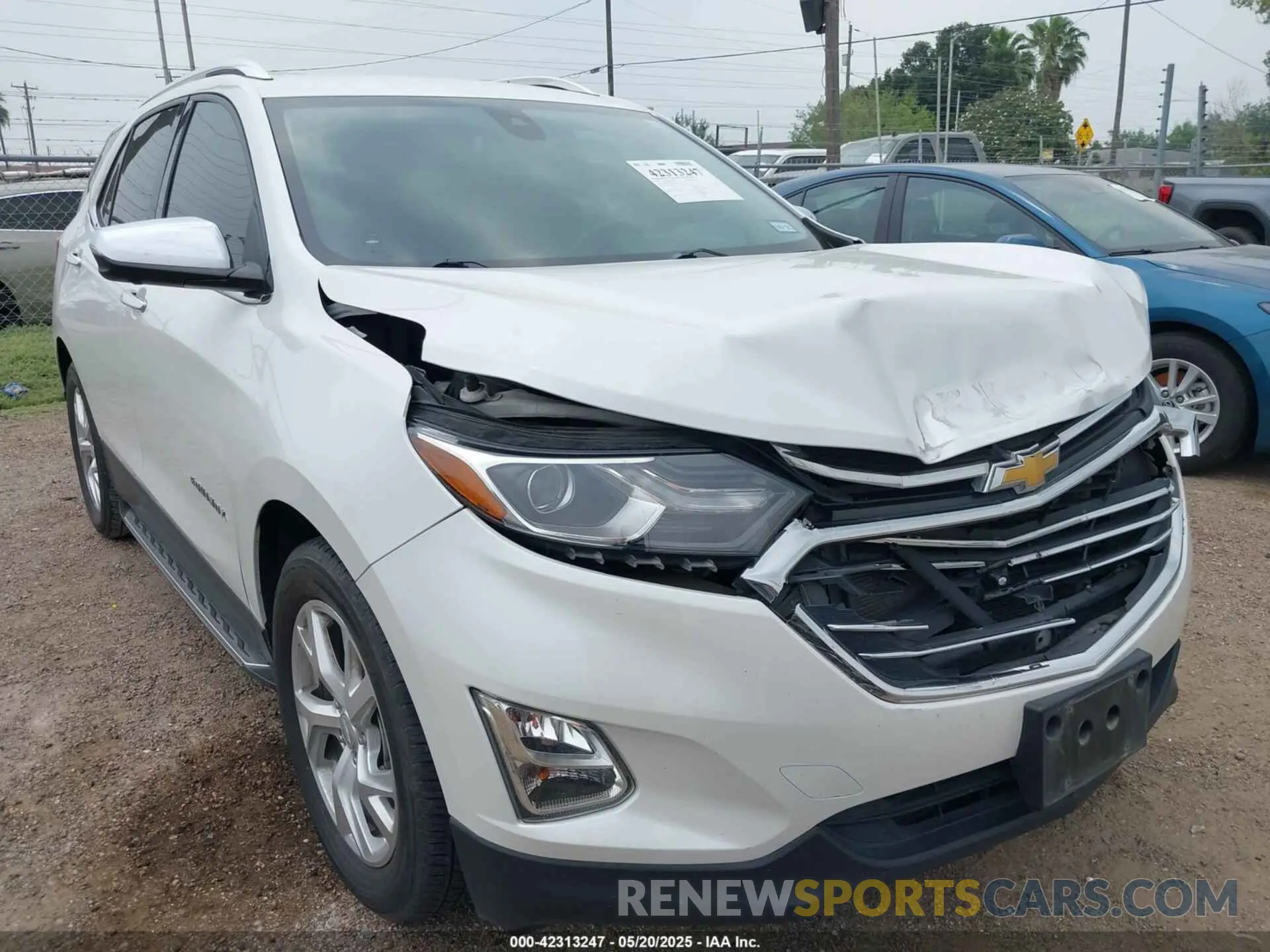 1 fotografías del automóvil dañado 2GNAXNEV0K6129357 CHEVROLET EQUINOX 2019
