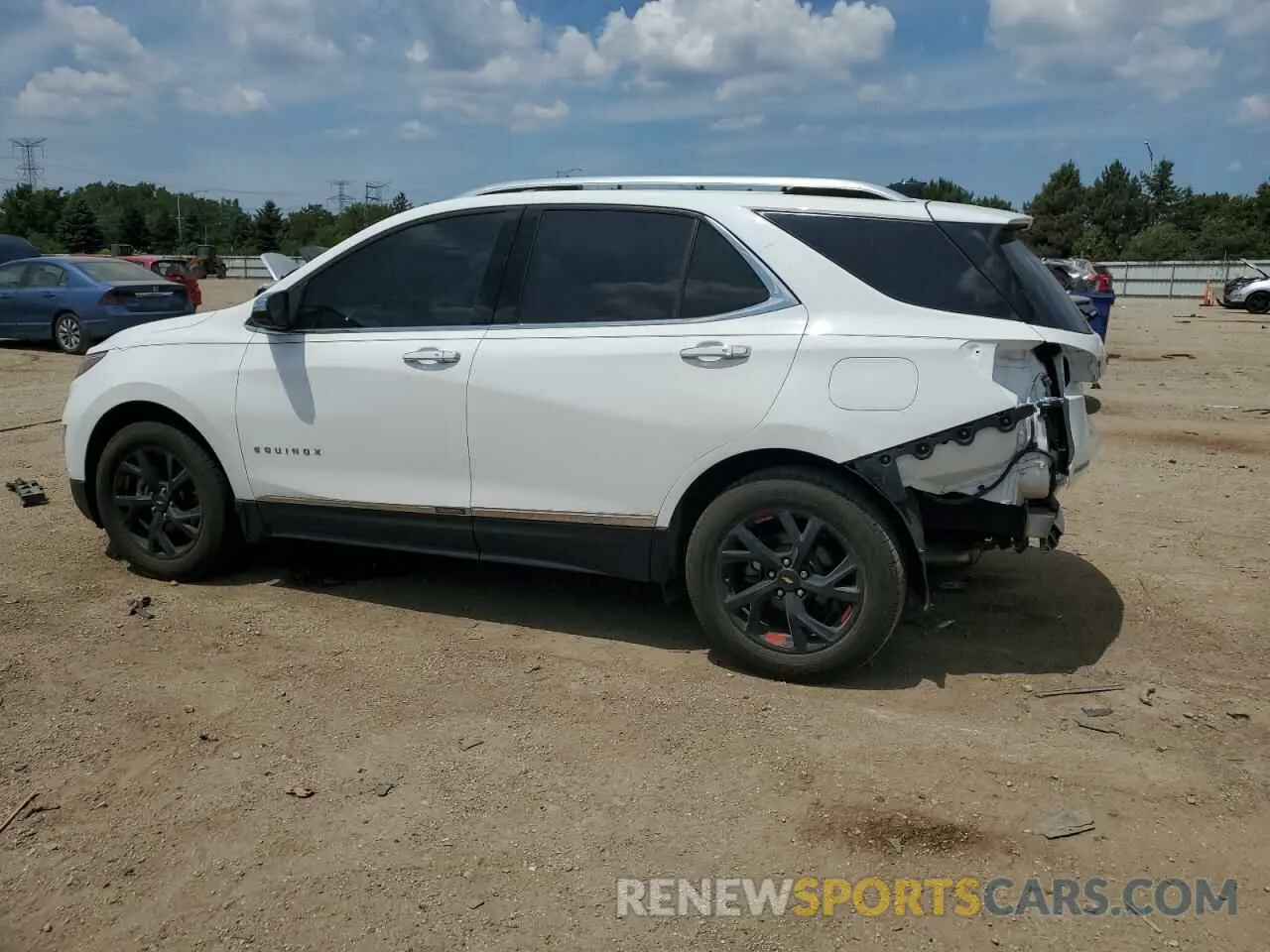 2 fotografías del automóvil dañado 2GNAXNEV2K6105416 CHEVROLET EQUINOX 2019