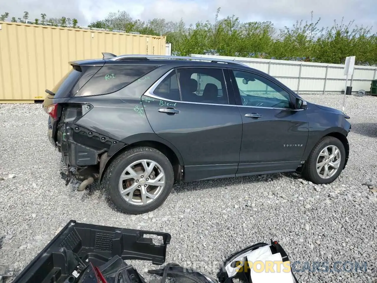 3 fotografías del automóvil dañado 2GNAXNEV5K6302984 CHEVROLET EQUINOX 2019