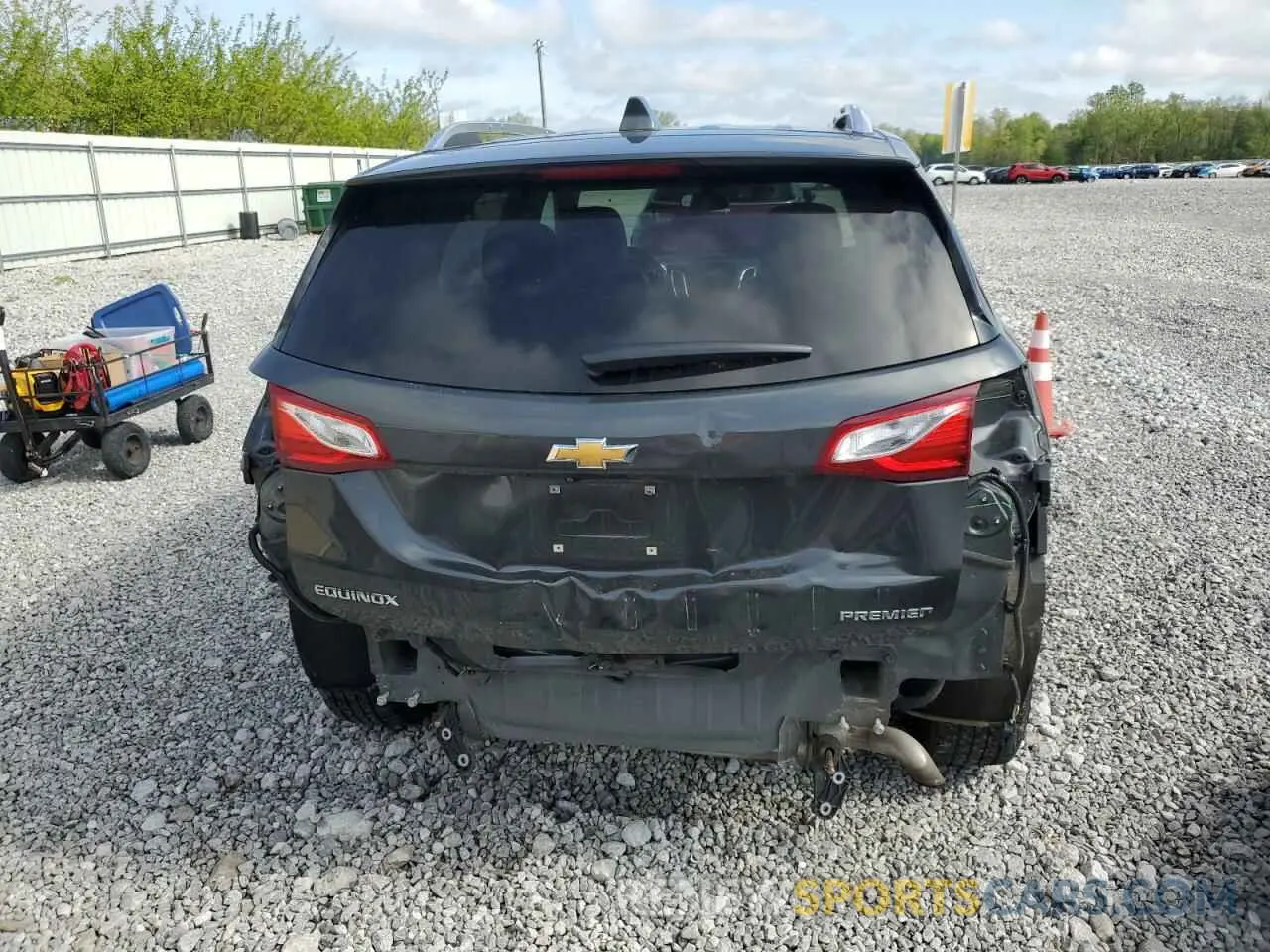 6 fotografías del automóvil dañado 2GNAXNEV5K6302984 CHEVROLET EQUINOX 2019