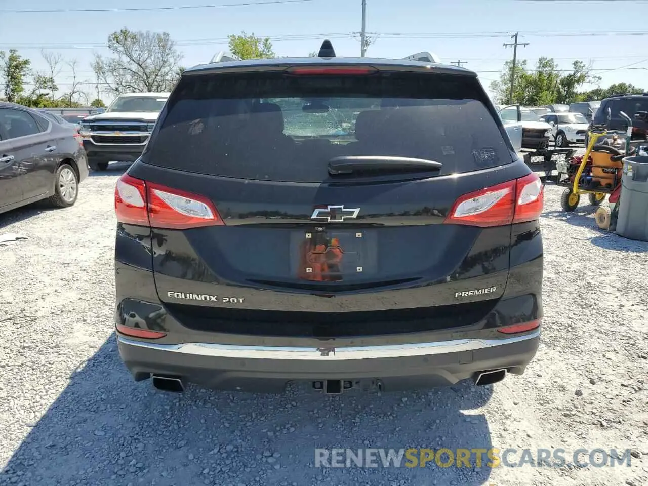 6 fotografías del automóvil dañado 2GNAXPEX2K6141975 CHEVROLET EQUINOX 2019