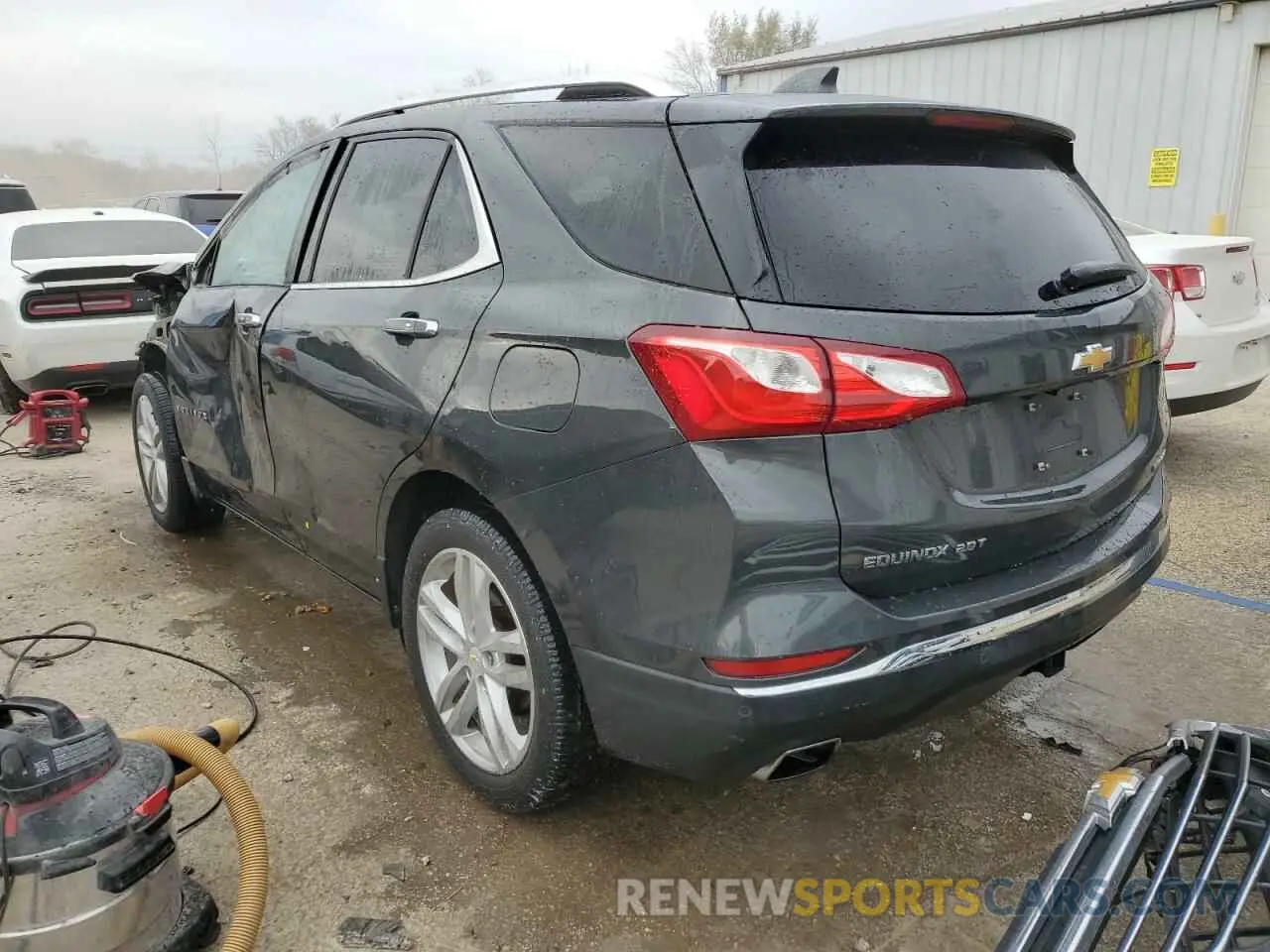 2 fotografías del automóvil dañado 2GNAXPEX2K6151230 CHEVROLET EQUINOX 2019