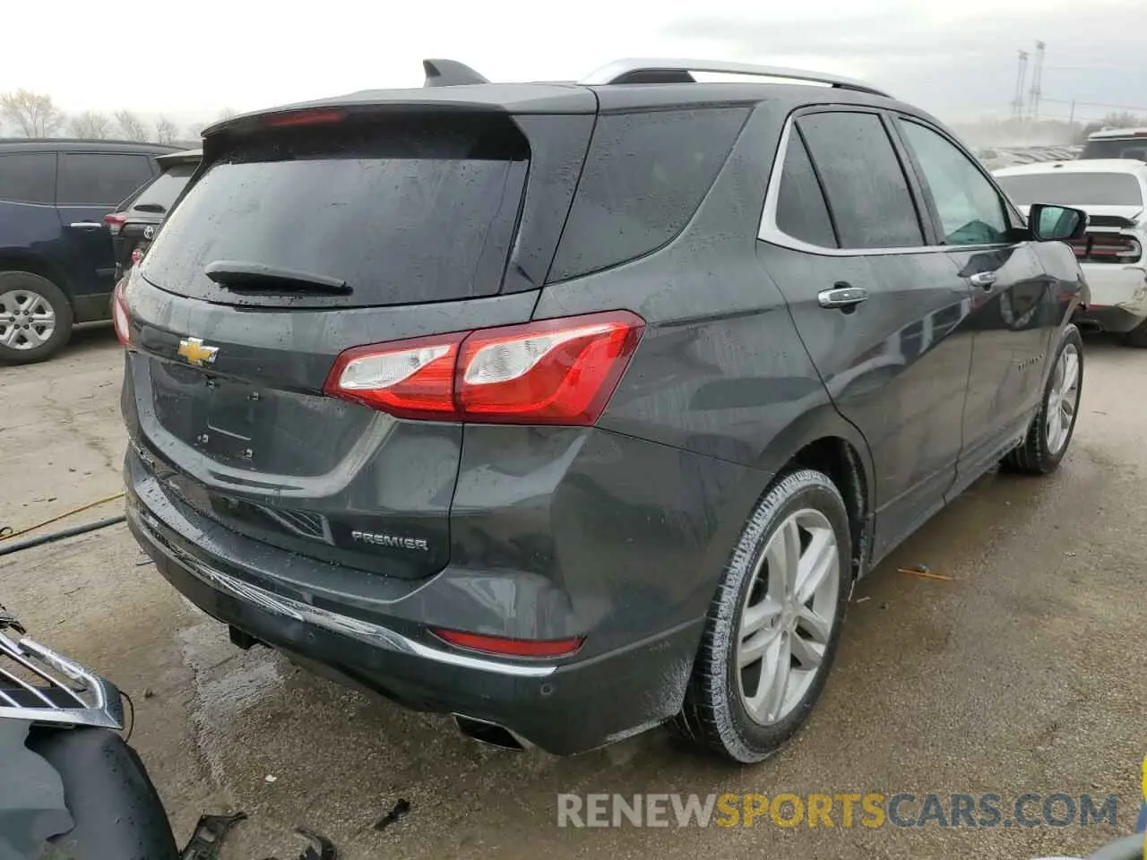 3 fotografías del automóvil dañado 2GNAXPEX2K6151230 CHEVROLET EQUINOX 2019