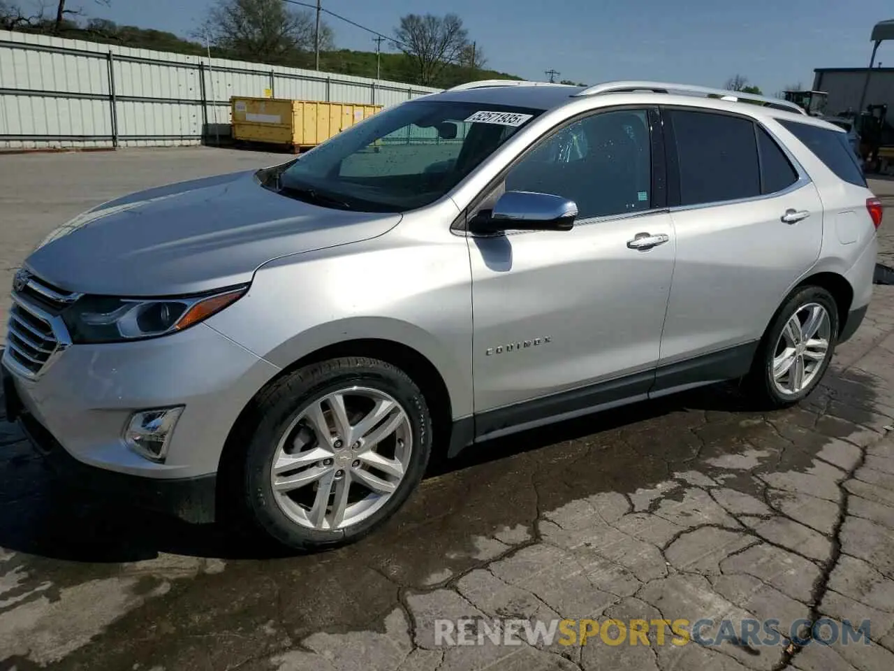 1 fotografías del automóvil dañado 2GNAXPEX4K6248235 CHEVROLET EQUINOX 2019