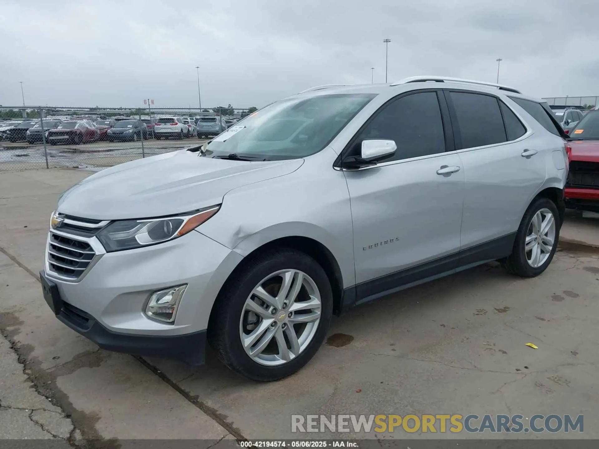 2 fotografías del automóvil dañado 2GNAXPEX4K6252513 CHEVROLET EQUINOX 2019