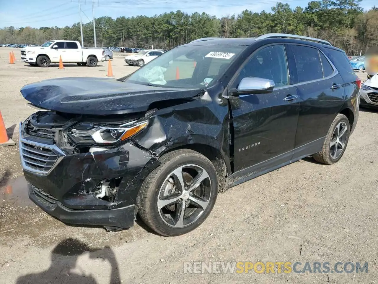 1 fotografías del automóvil dañado 2GNAXPEX8K6127188 CHEVROLET EQUINOX 2019