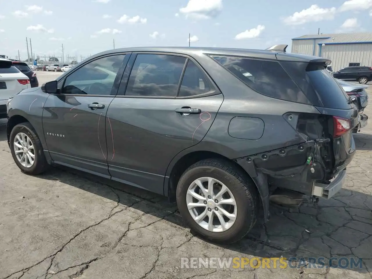 2 fotografías del automóvil dañado 2GNAXSEV0K6158002 CHEVROLET EQUINOX 2019