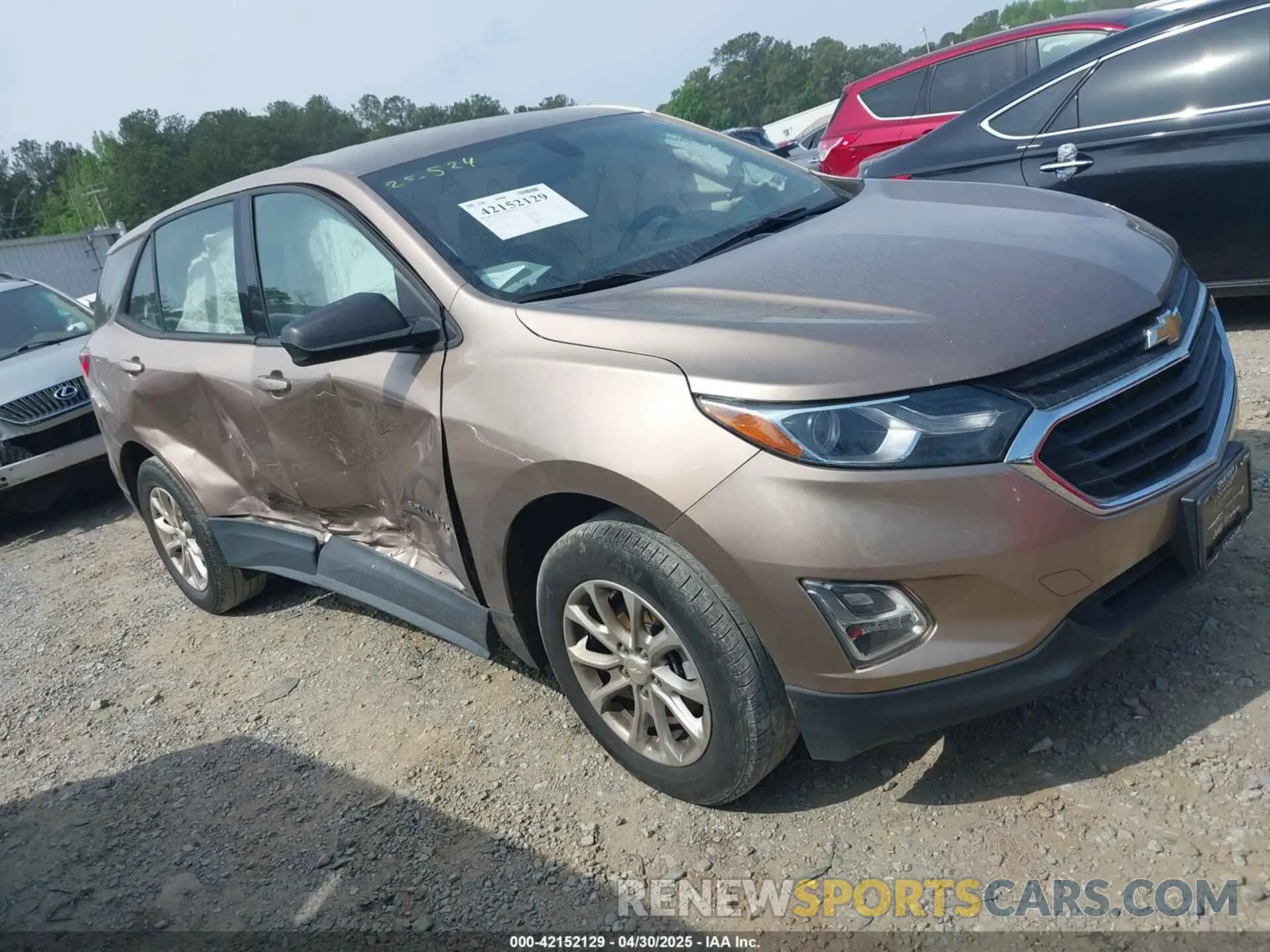 1 fotografías del automóvil dañado 2GNAXSEV4K6169956 CHEVROLET EQUINOX 2019