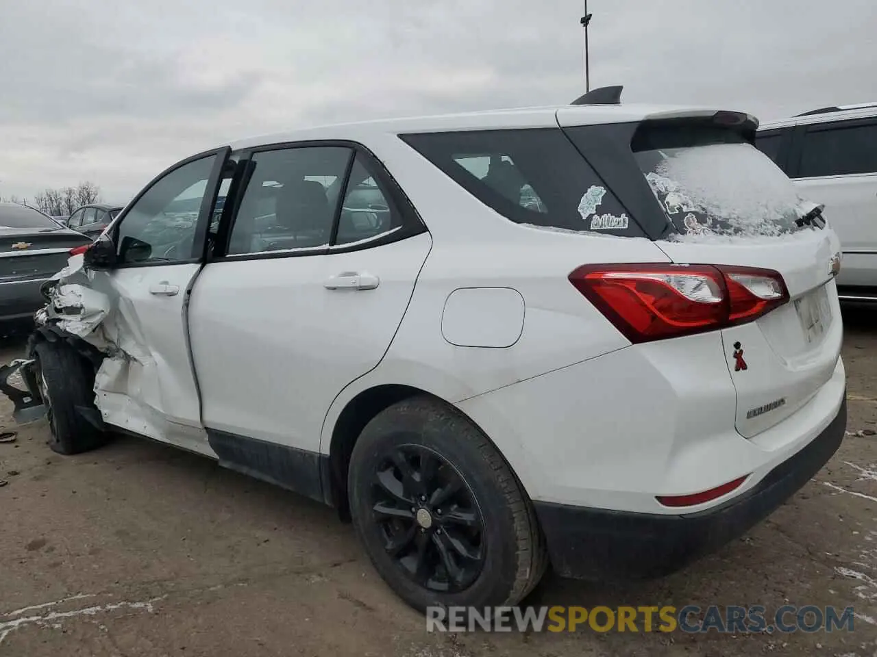 2 fotografías del automóvil dañado 2GNAXSEV4K6255008 CHEVROLET EQUINOX 2019