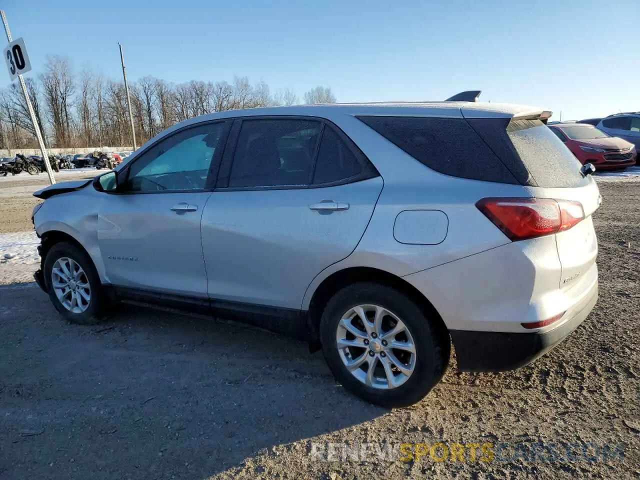 2 fotografías del automóvil dañado 2GNAXSEV7K6287886 CHEVROLET EQUINOX 2019