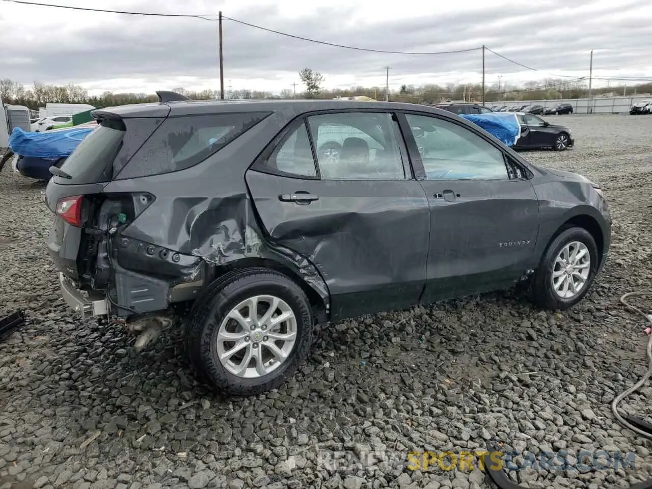 3 fotografías del automóvil dañado 2GNAXSEV9K6129548 CHEVROLET EQUINOX 2019
