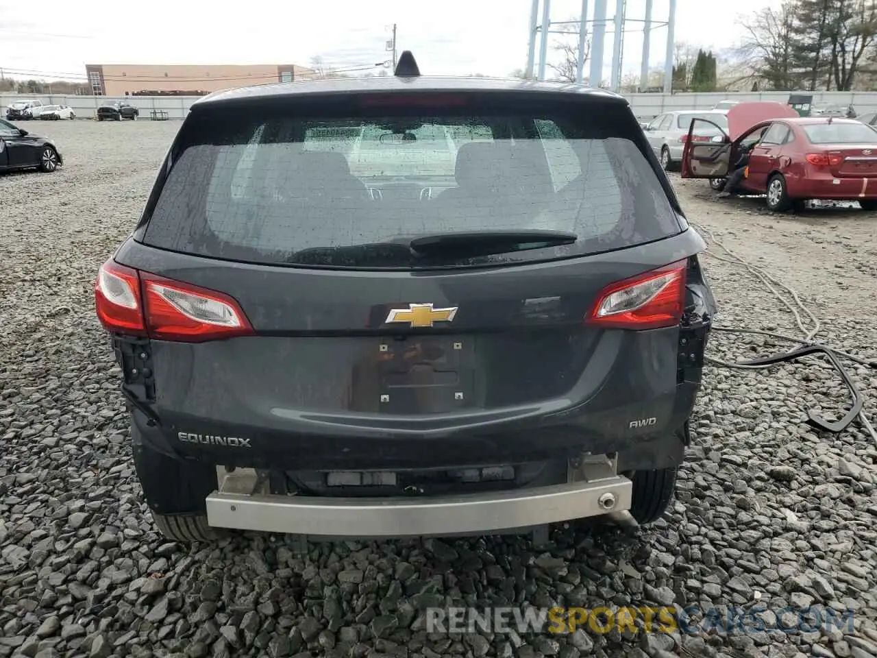 6 fotografías del automóvil dañado 2GNAXSEV9K6129548 CHEVROLET EQUINOX 2019