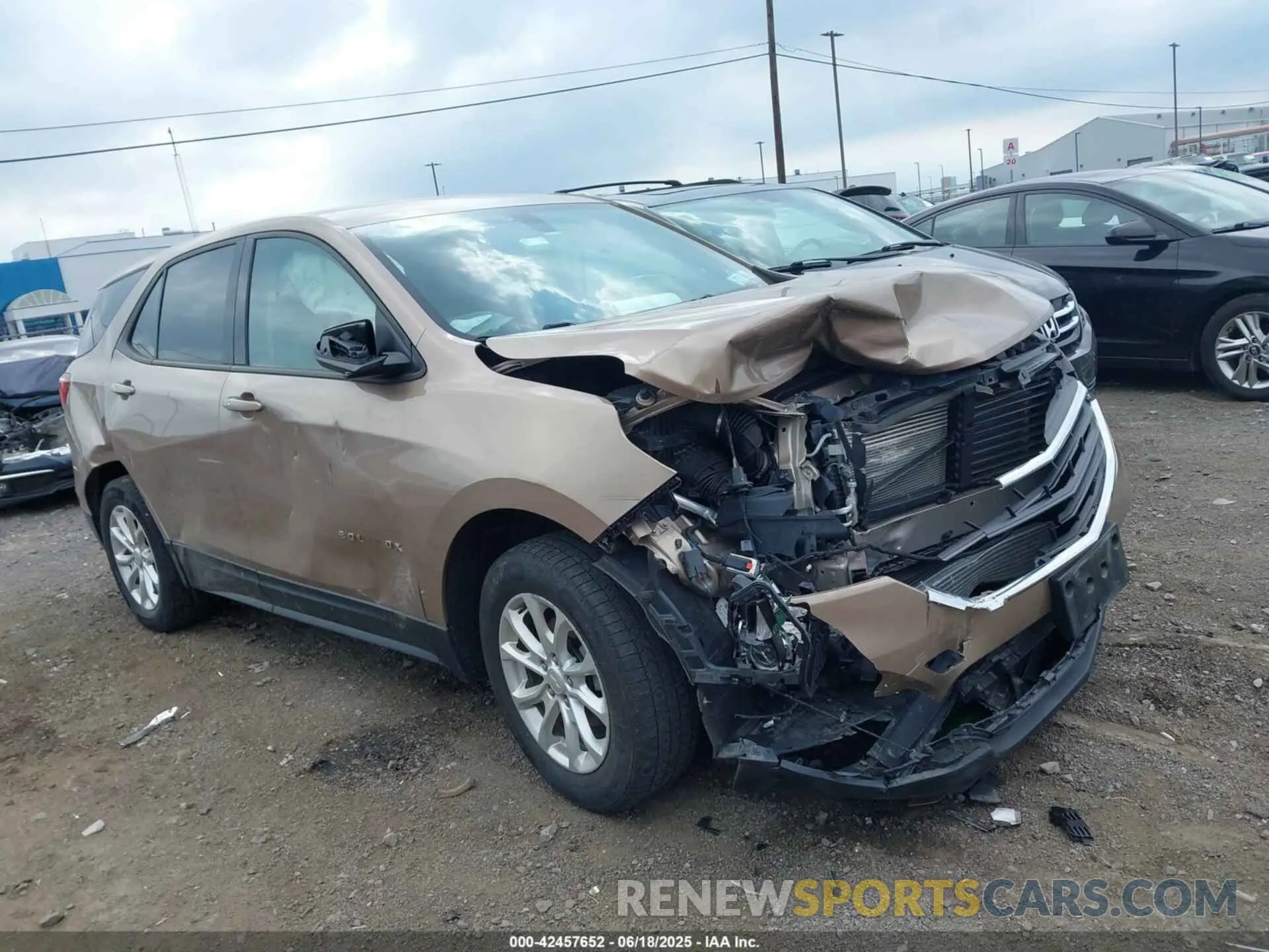 1 fotografías del automóvil dañado 2GNAXSEV9K6288151 CHEVROLET EQUINOX 2019