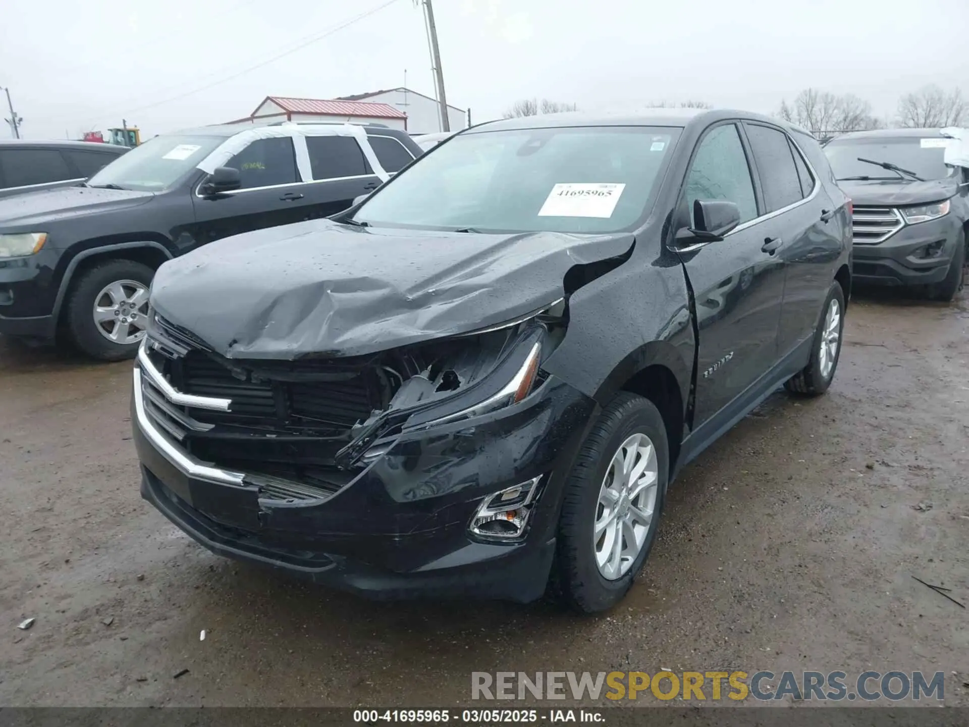 2 fotografías del automóvil dañado 2GNAXTEV2K6252842 CHEVROLET EQUINOX 2019