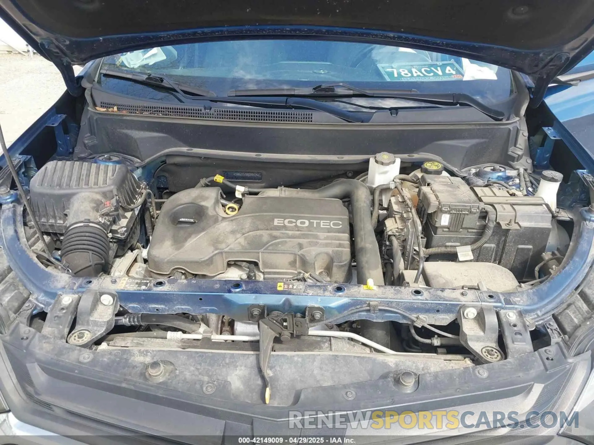 10 fotografías del automóvil dañado 2GNAXTEV3K6240179 CHEVROLET EQUINOX 2019