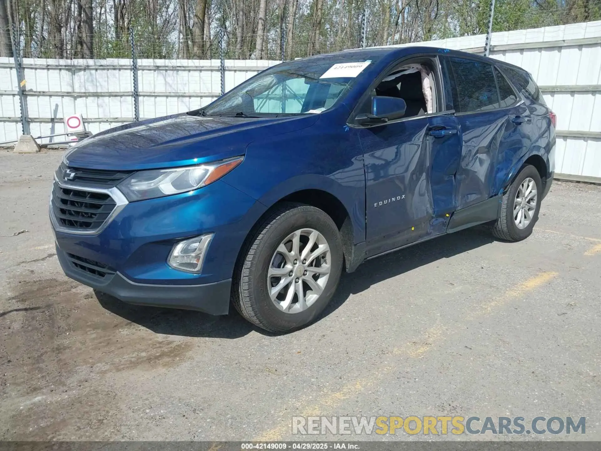 2 fotografías del automóvil dañado 2GNAXTEV3K6240179 CHEVROLET EQUINOX 2019