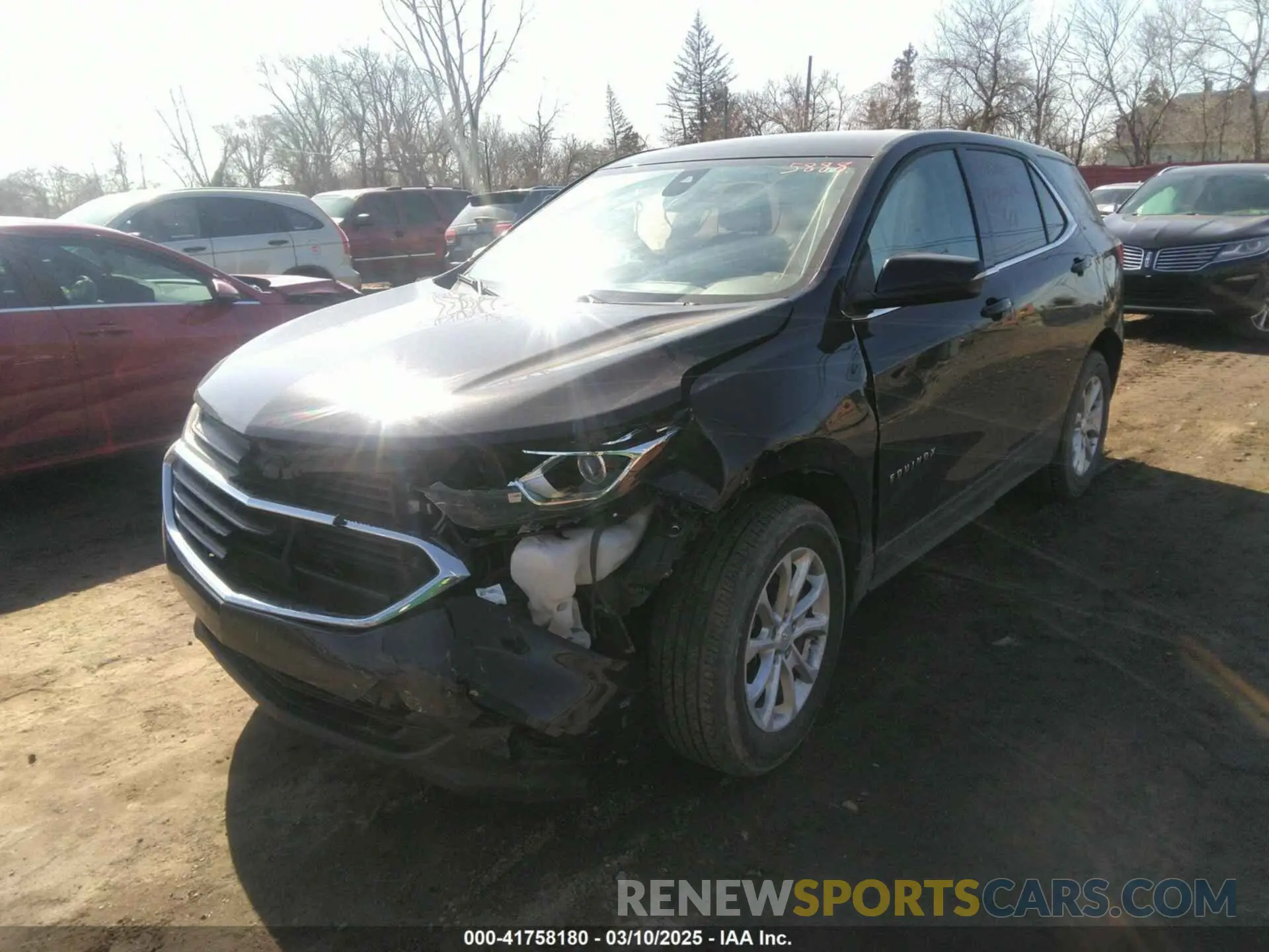 2 fotografías del automóvil dañado 2GNAXTEV7K6165888 CHEVROLET EQUINOX 2019