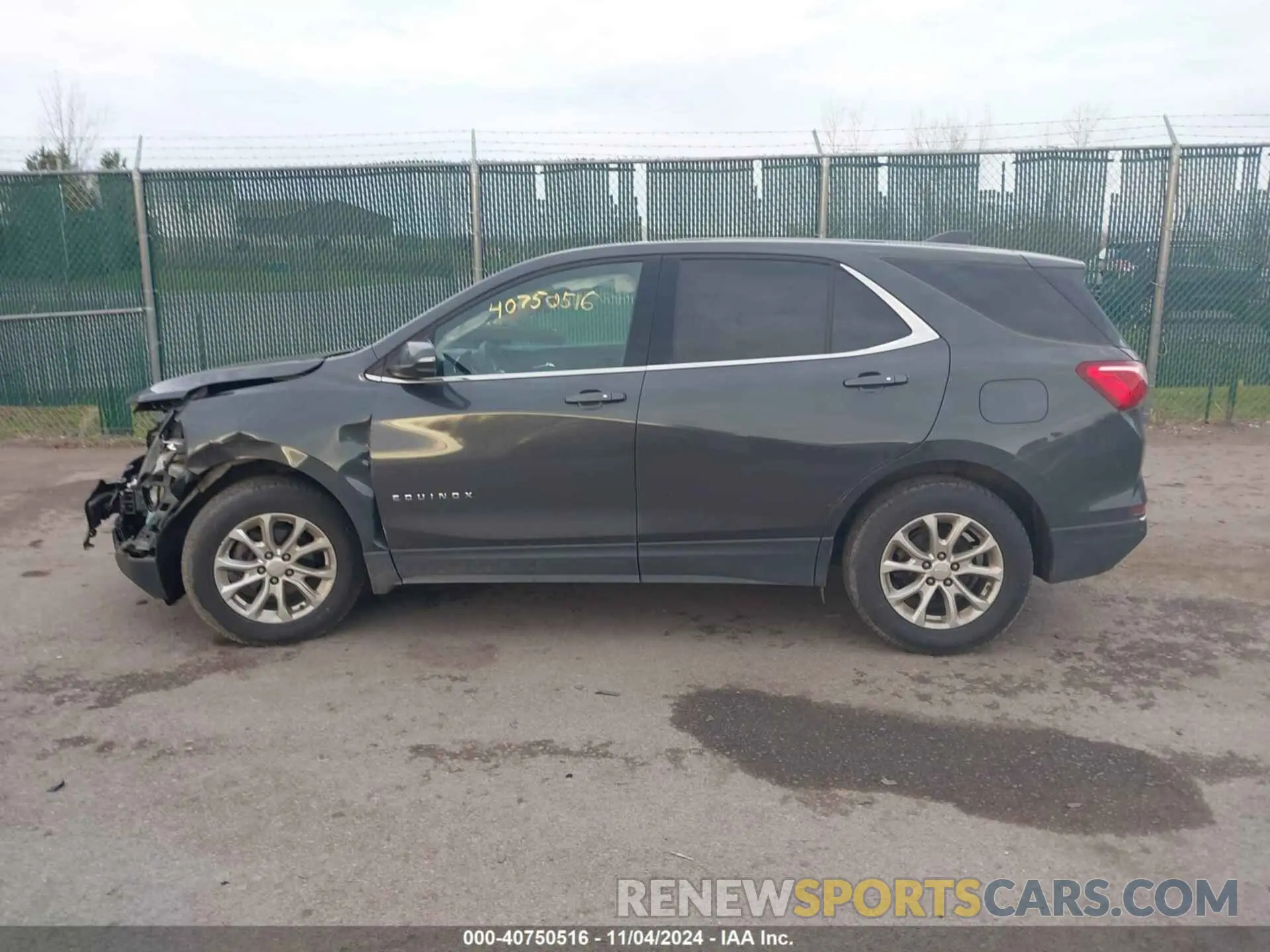 14 fotografías del automóvil dañado 2GNAXTEV8K6152020 CHEVROLET EQUINOX 2019