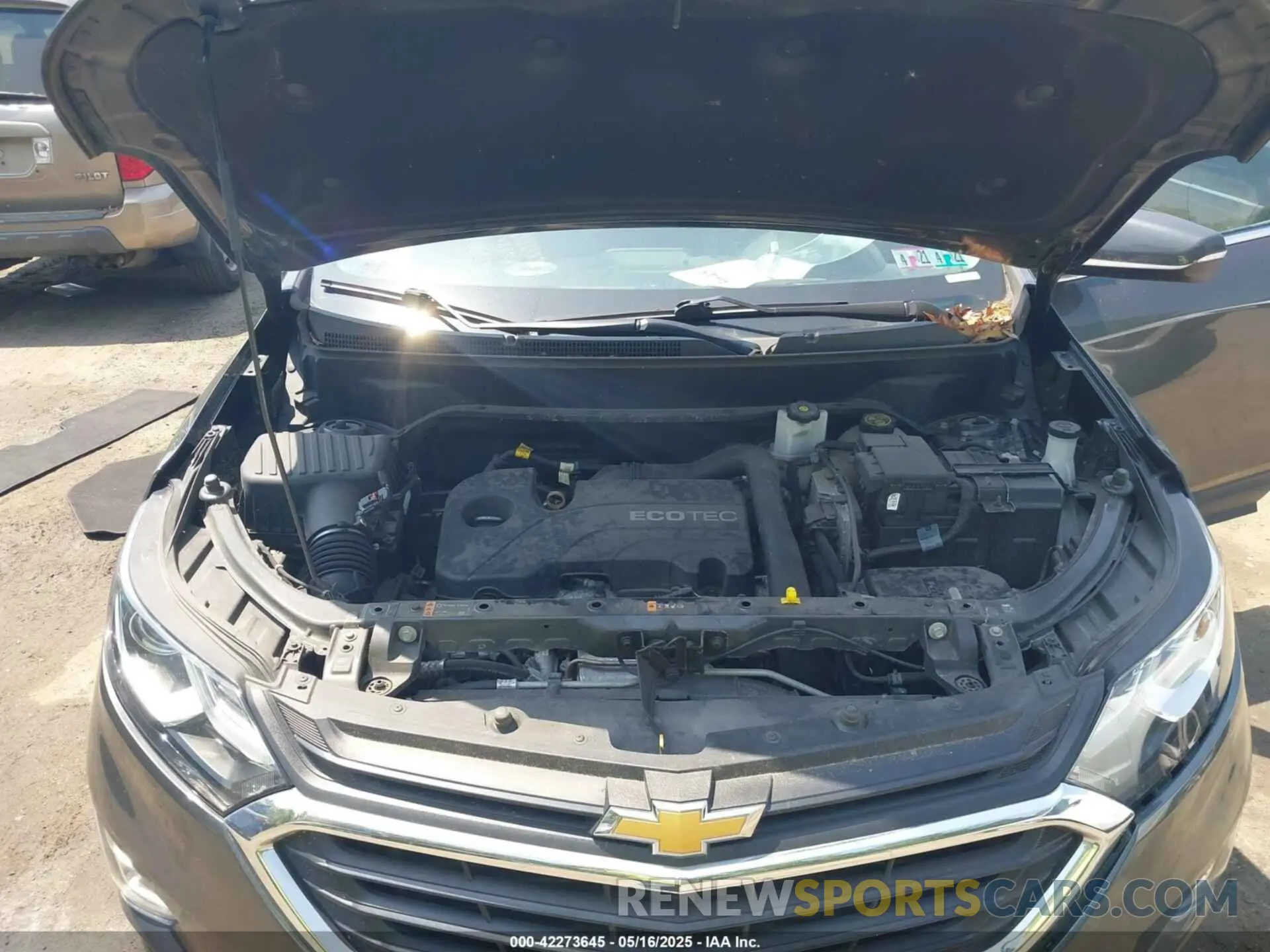 10 fotografías del automóvil dañado 2GNAXTEV8K6230716 CHEVROLET EQUINOX 2019