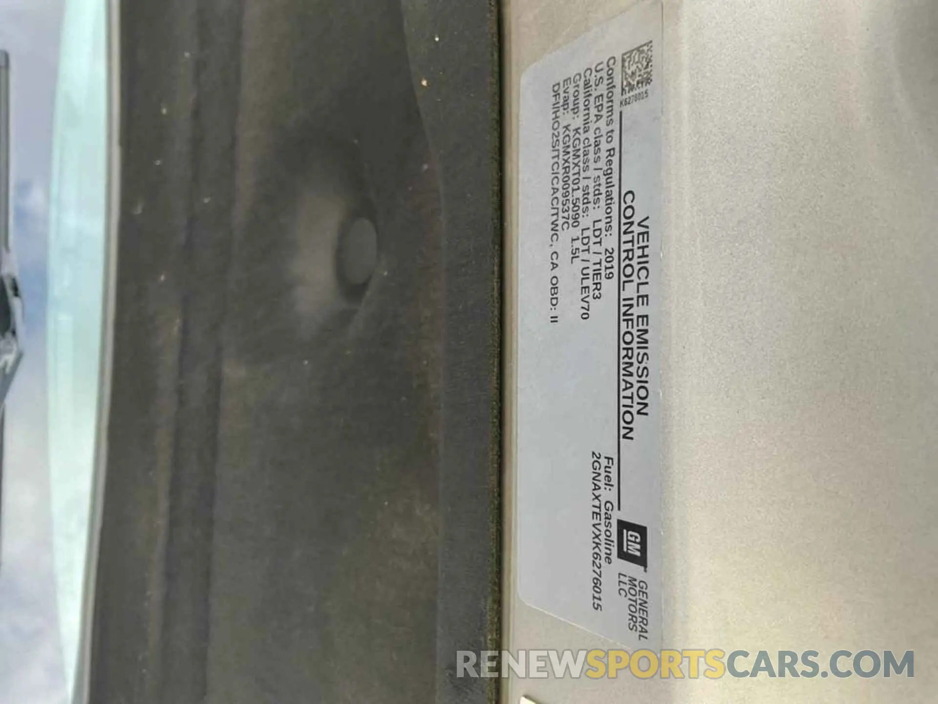 14 fotografías del automóvil dañado 2GNAXTEVXK6276015 CHEVROLET EQUINOX 2019