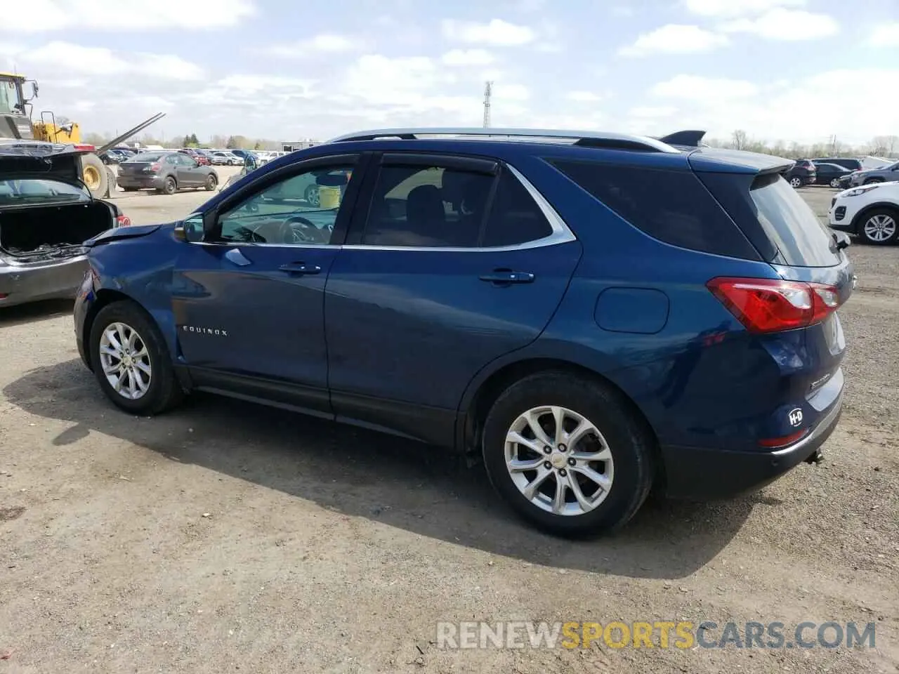 2 fotografías del automóvil dañado 2GNAXUEV0K6136366 CHEVROLET EQUINOX 2019