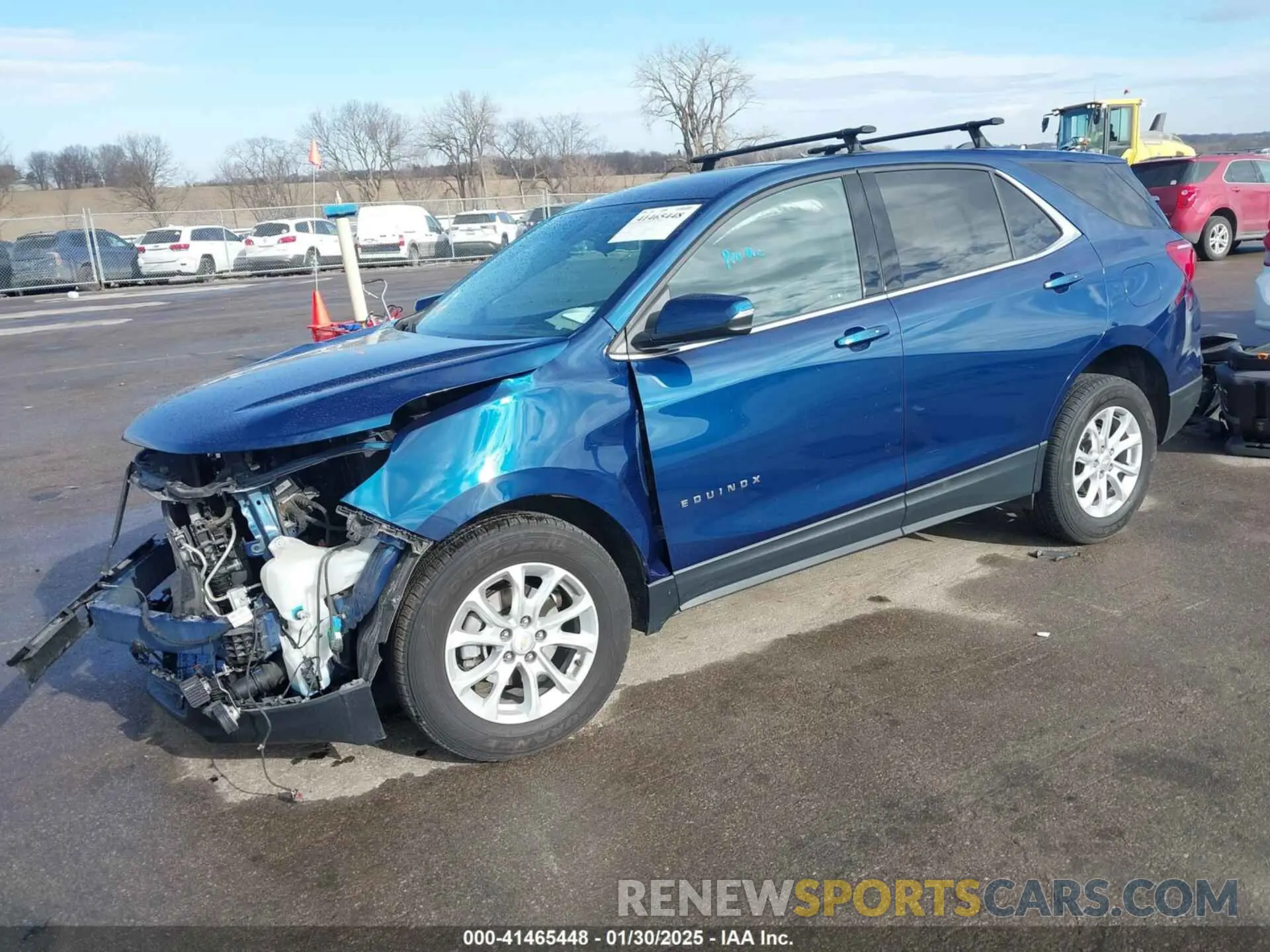 2 fotografías del automóvil dañado 2GNAXUEV0K6192954 CHEVROLET EQUINOX 2019