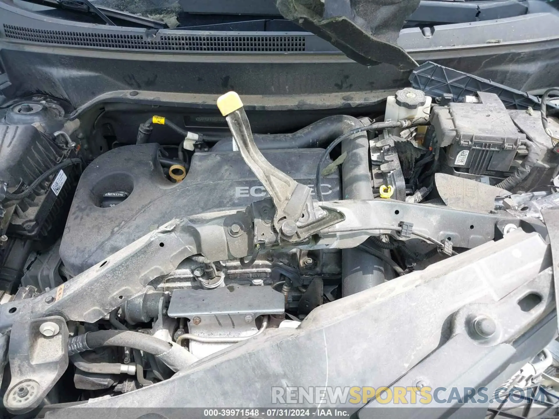 10 fotografías del automóvil dañado 2GNAXUEV1K6116045 CHEVROLET EQUINOX 2019