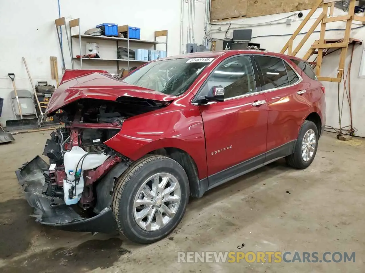 1 fotografías del automóvil dañado 2GNAXUEV1K6217568 CHEVROLET EQUINOX 2019