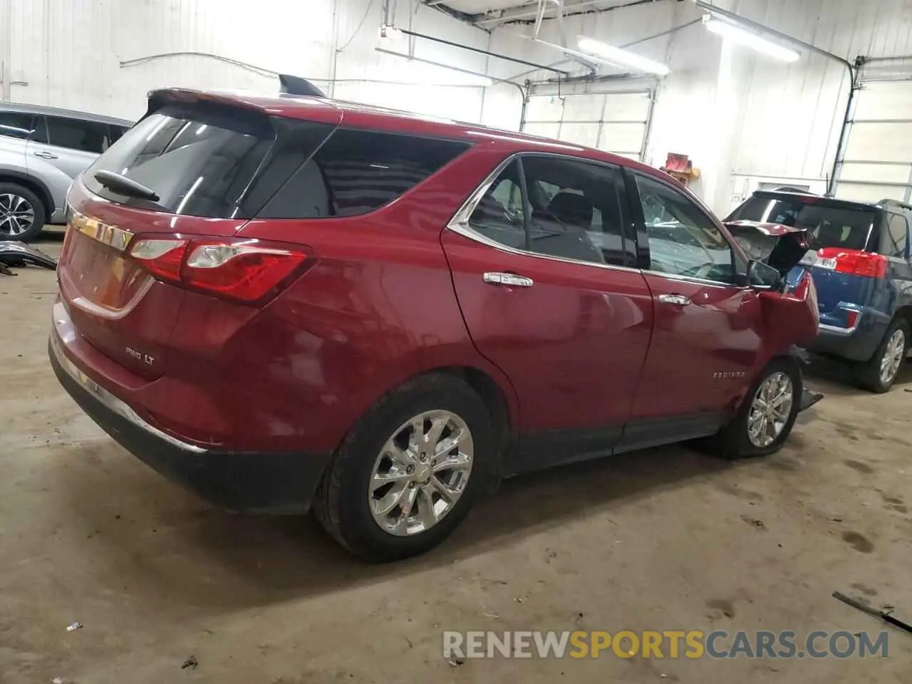 3 fotografías del automóvil dañado 2GNAXUEV1K6217568 CHEVROLET EQUINOX 2019