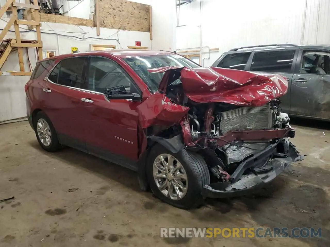 4 fotografías del automóvil dañado 2GNAXUEV1K6217568 CHEVROLET EQUINOX 2019