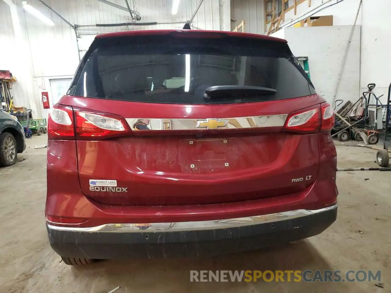 6 fotografías del automóvil dañado 2GNAXUEV1K6217568 CHEVROLET EQUINOX 2019