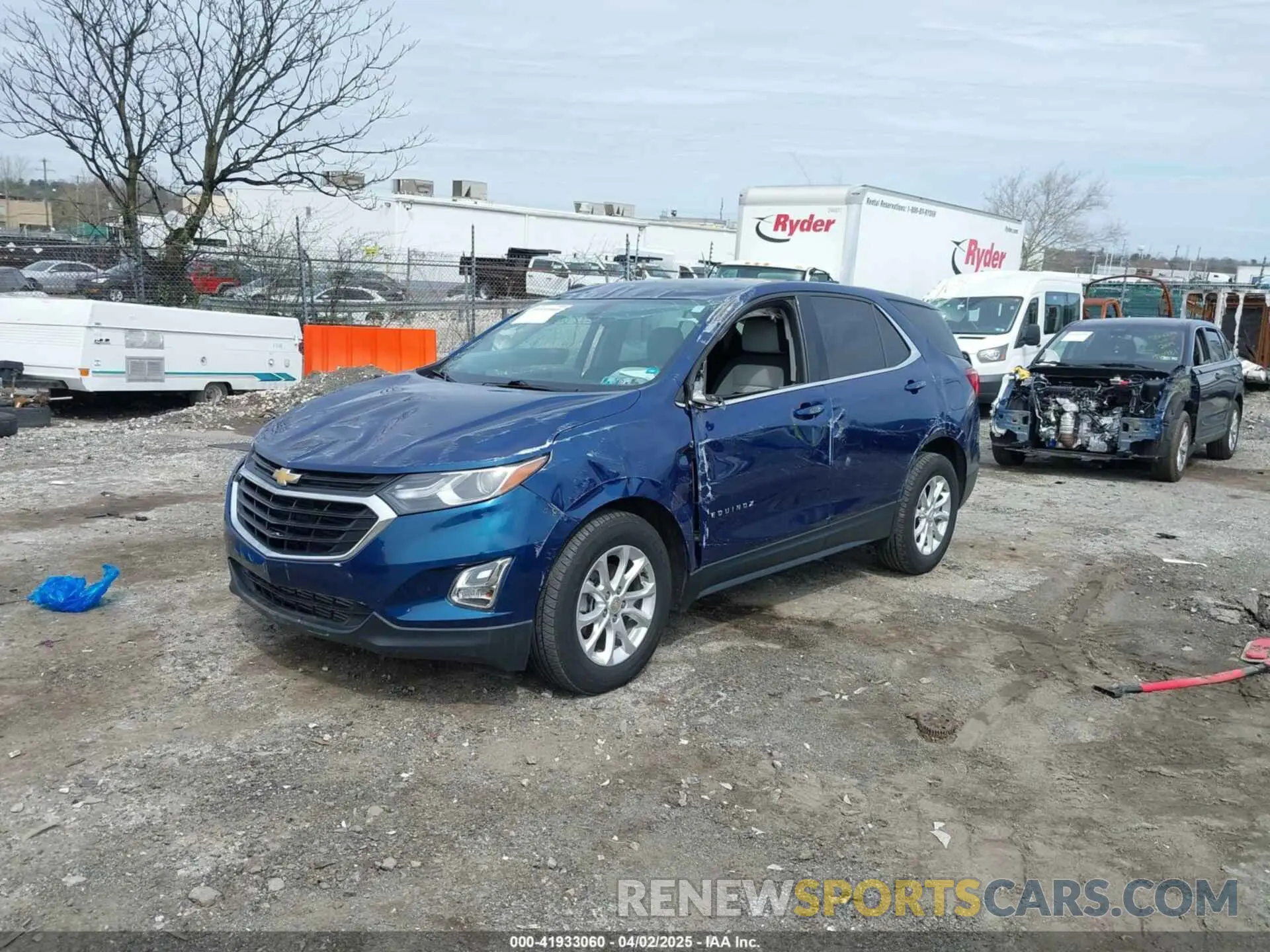 2 fotografías del automóvil dañado 2GNAXUEV1K6269623 CHEVROLET EQUINOX 2019