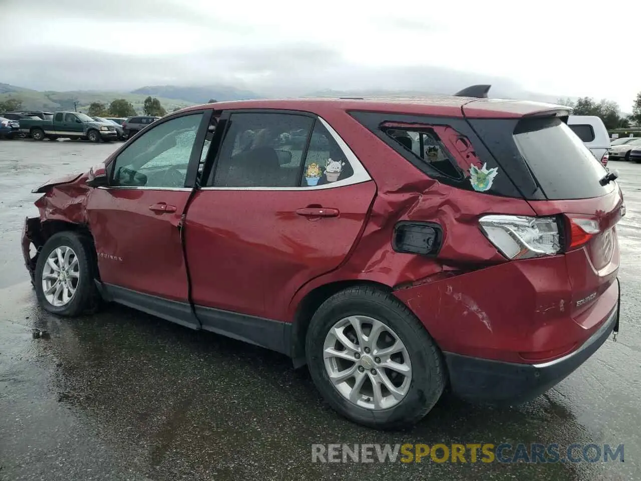 2 fotografías del automóvil dañado 2GNAXUEV1K6284008 CHEVROLET EQUINOX 2019